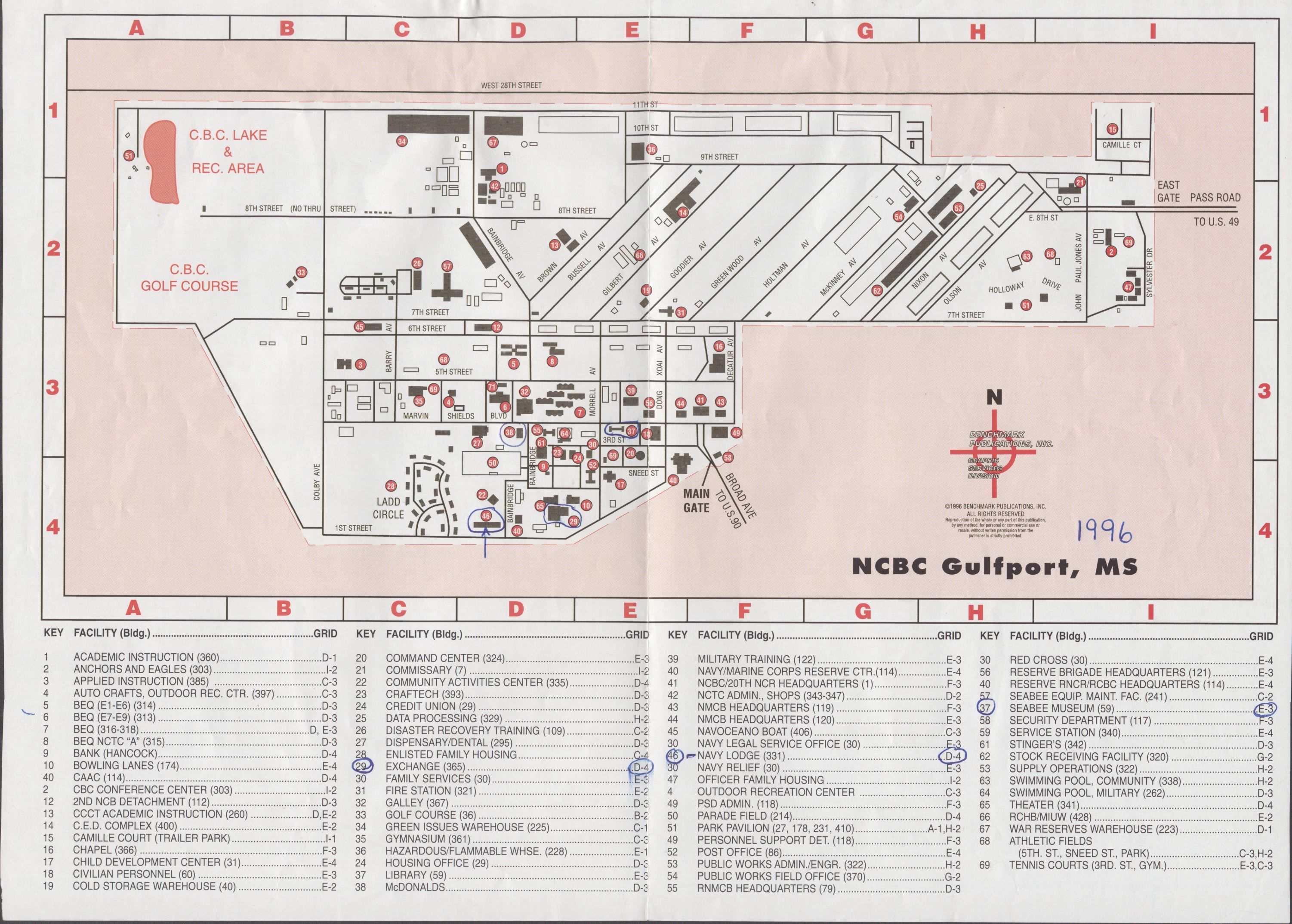 Gulfport, MS - 1996 Base Map